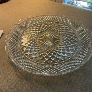 Anchor Hocking Wexford Cupped Edge Torte 14"